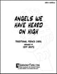 Angels We Have Heard On High SATB choral sheet music cover